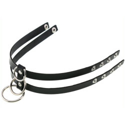 Joy Jewels Ras de cou Tri Rings Noir